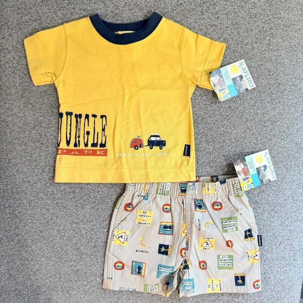 NWT Vintage carters baby boy outfit size 3-6 months